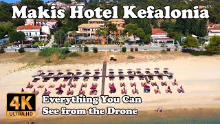 Makis Hotel Skala Kefalonia (Cephalonia) from Drone in 4K