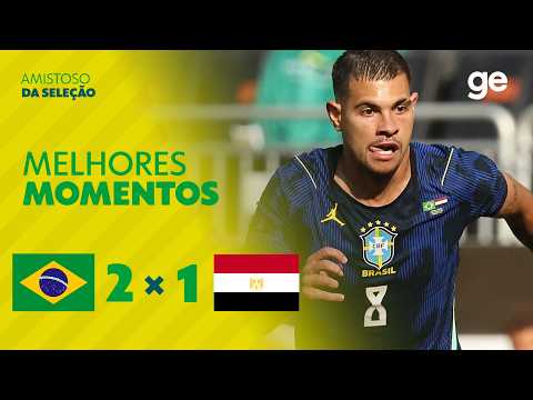 Gols e lances de Brasil x Egito