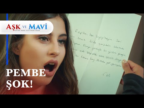 Refika'nın gizli aşk mektubu Pembe'nin eline geçti! - Aşk ve Mavi 42. Bölüm