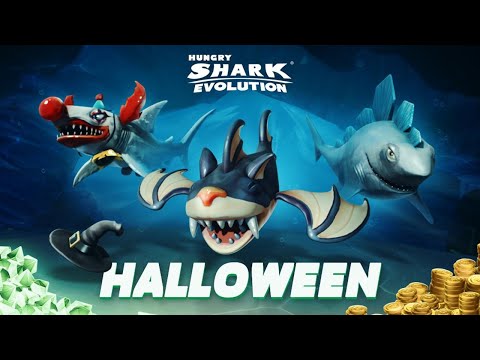 ALL BABY SHARK HALLOWEEN ALL TRAILER MOVIE SHORTS THROUGH THE YEARS - Hungry Shark Evolution