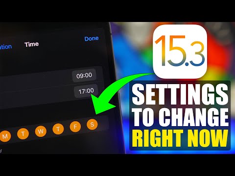 iOS 15.3 - Settings You NEED TO CHANGE Immediately !