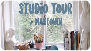 ART STUDIO MAKEOVER + TOUR 2019