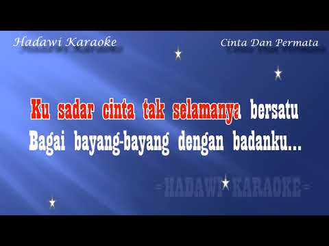 Karaoke PANBERS - CINTA DAN PERMATA (cha cha) | Karaoke NO Vokal