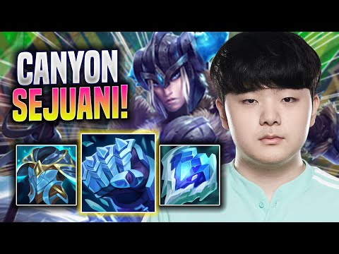 CANYON IS A MONSTER WITH SEJUANI! - DK Canyon Plays Sejuani JUNGLE vs Taliyah! | Season 2022