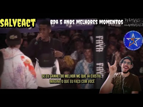 PRA FECHAR O ANO Salveact - BDA 5 ANOS MELHORES RIMAS (COM LEGENDA) | REACT