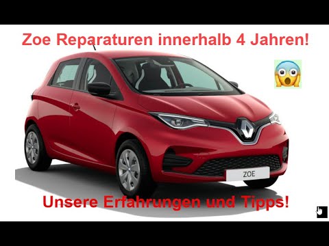 Renault Zoe repairs after 4 years: Our experiences and tips