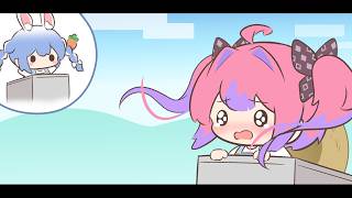 【手描き】エモい雰囲気の中 最高のタイミングで声が届くぺこヴィヴィ【兎田ぺこら/綺々羅々ヴィヴィ/ホロライブ】