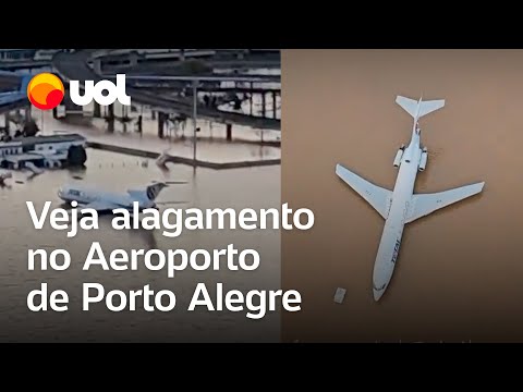 Rio Grande do Sul: Aeroporto de Porto Alegre fica alagado após chuvas; veja novos vídeos