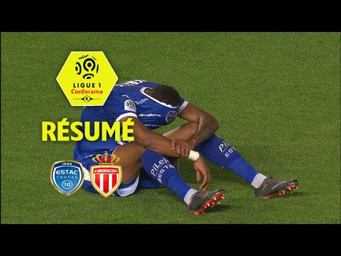 ESTAC Troyes - AS Monaco ( 0-3 ) - Résumé - (ESTAC - ASM) / 2017-18