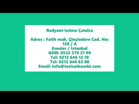 Radyant Isıtma Çatalca