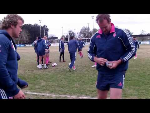 Entrenamiento Stade Francais en Centro Naval