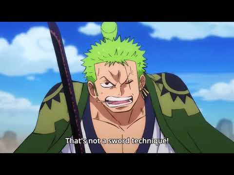 luffy using a sword in wano, luffy being a samurai 👺Zoro wants to carry sword😡