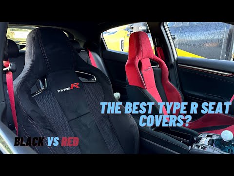 The BEST Seat Covers For The TYPE R? Installing Full Suede Seat Covers. OEM +