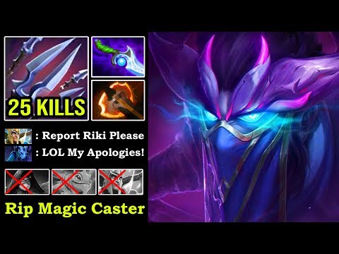 MASTER FURY RIKI CARRY Imba Backstab Buff Damage 100% No Escape 25 Kills 8500 MMR DotA 2