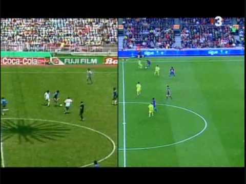 [HQ] MESSI VS MARADONA IDENTICAL GOAL