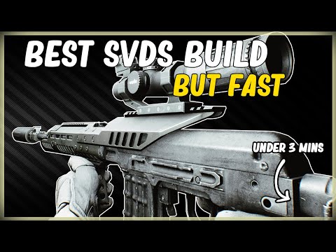 BEST SVD SVDS BUILD BUT FAST LOW RECOIL GUN BUILD EFT ESCAPE FROM TARKOV UNDER 2 MINS 7N37 7N1 SNB
