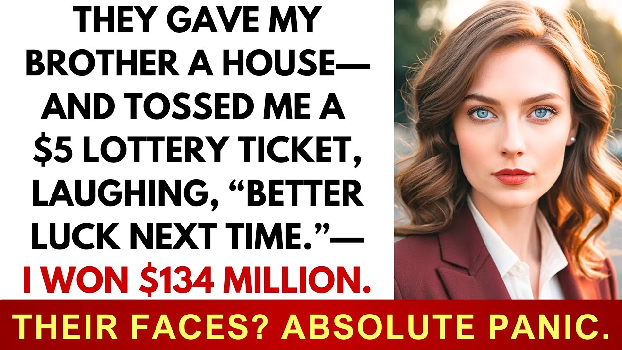 My Family Gave My Brother a House and Tossed Me a Lottery Ticket –I Won $134 Million…and Taught Them