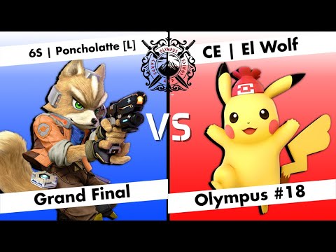 CE | El Wolf (Pikachu, Pyra/Mythra) vs 6S | Poncholatte [L] (Fox, Wolf) - Grand Final - Olympus Harl