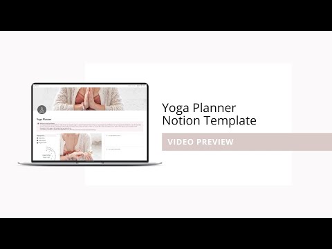 Yoga Planner | Prototion | Buy Notion Template