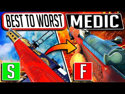 EVERY MEDIC GUN in Battlefield 1 RANKED (BEST & WORST Weapons Tier List 2025)