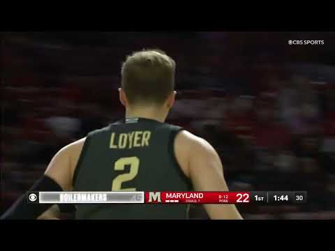 Purdue MBB Highlights vs. Maryland