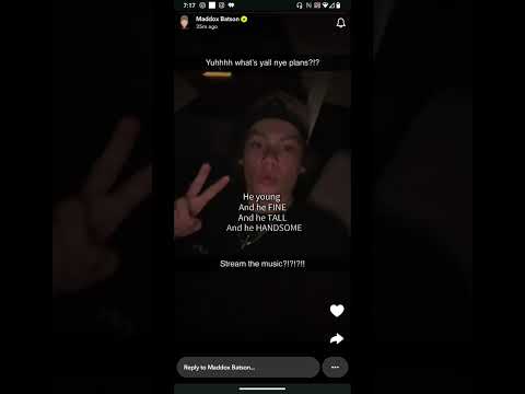 He's my man @Maddox Batson