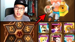Tien Qin & Second Raid 5 Team in Summoners War