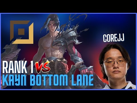 Playing Kayn Bottom Lane?! VS Rank 1 NA! - League of Legends