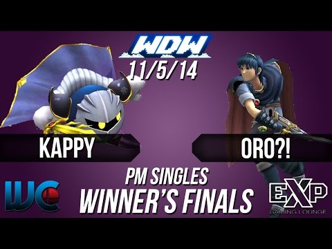 WDW 11/5/14- Oro?! (ZSS/Marth) vs Kappy (MK) PM Winner's Finals