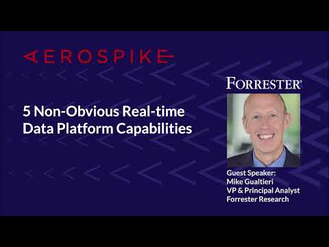 Five Non-obvious Capabilities of a Real-time Data Platform