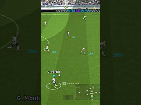 Pass And Move Tutorial 🤩 in efootball mobile #efootball #efootball2024 #pesmobile #shorts