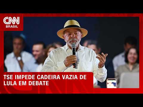 Ministra do TSE proíbe cadeira vazia de Lula em debate presidencial | HORA H