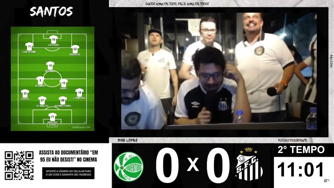 GOL DO SANTOS CONTRA O JUVENTUDE 