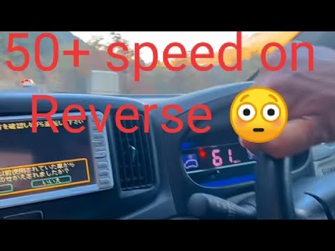 Daihatsu Mira top speed on reverse 😳 50+ | Top speed on reverse in Mountain's | Crazy Driving