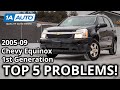 Top 5 Problems Chevy Equinox SUV 1st Generation 2005-09
