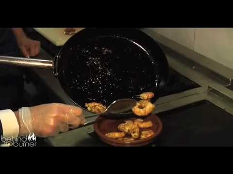 Gambas al Ajillo with Restaurateur Javier Alvarez Arrieta at La Cata del Milan