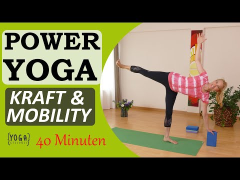 Power Yoga zur Kräftigung und Fettverbrennung | Intensives Ganzkörperworkout | 40 Minuten