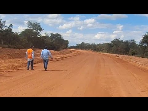 🚧 Obra de Pav/asf de MG-202 e 402 entre Pintópolis e Urucuia após dois 2 anos no 17/04/26 às 14:18hs