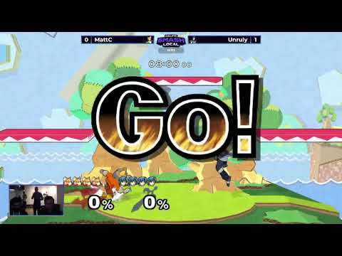 MattC (Fox) vs Unruly (Marth) - Galint Smash Local 4/22