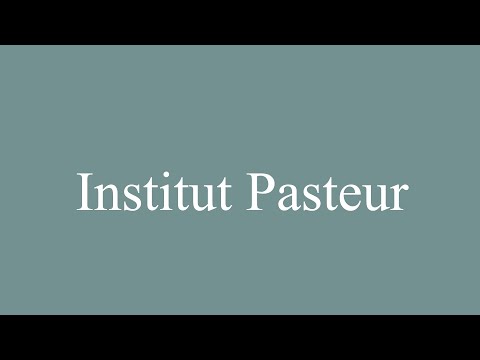 How to Pronounce ''Institut Pasteur'' (Pasteur Institute) Correctly in French