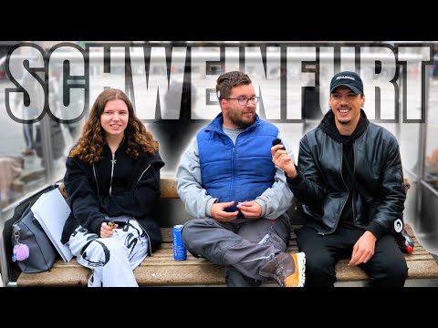 Schweinfurt: Street survey at Rossmarkt