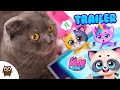 Luna the Cat Playing Little Kitty Town 😺 TutoTOONS Cartoons & Games for Kids