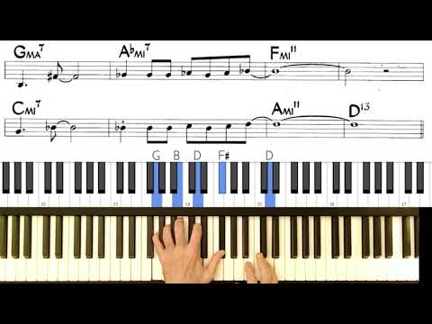 Dolphin Dance - Great Herbie Hancock standard 🎹 Jazz Piano Tutorial ❤