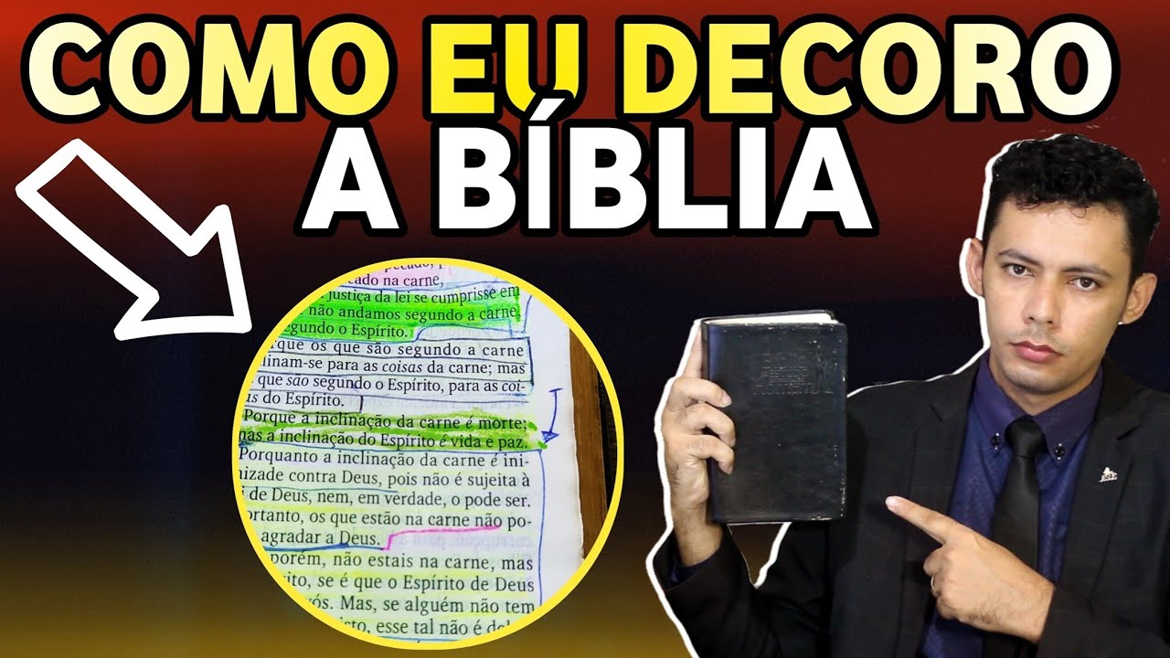 COMO MEMORIZAR VERSÍCULOS BÍBLICOS | 5 Segredos para Memorizar a Bíblia!