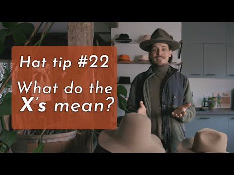 What do the X's mean on cowboy hats? 10X, 100X, 1000X - what does it mean?? 🤔