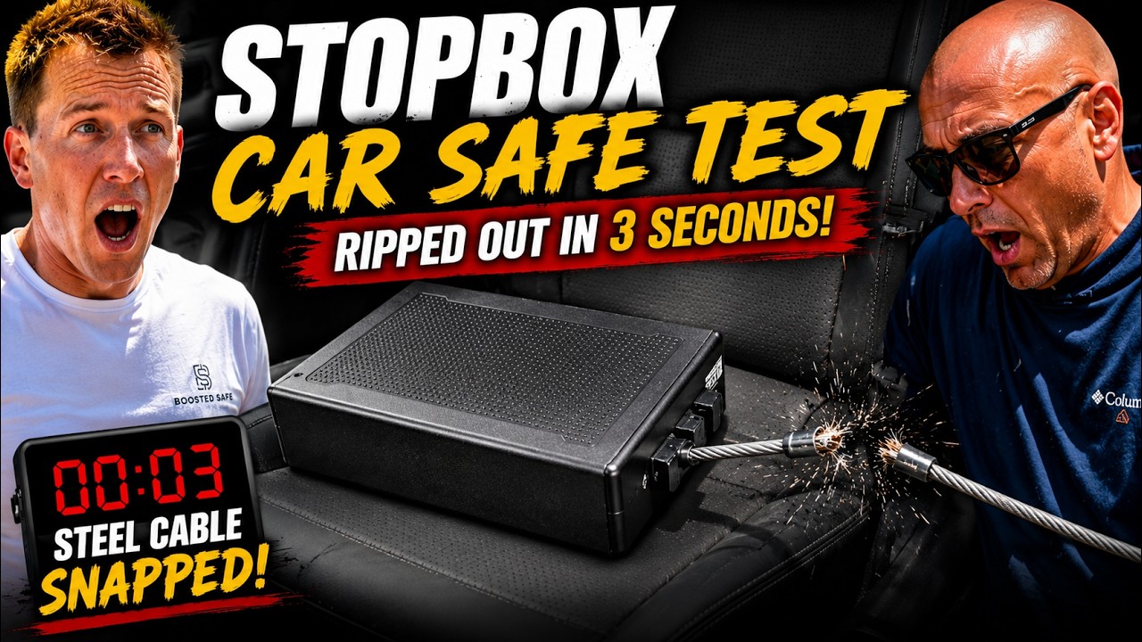 StopBox car safe setup pull test and fit check video