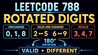 YouTube video 'Leetcode solving: 788. Rotated Digits'