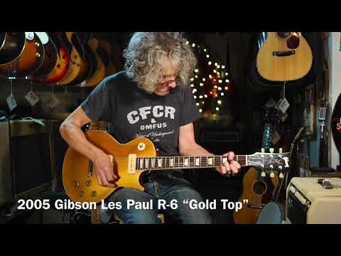 2005 Gibson Les Paul R-6 Gold Top Demo