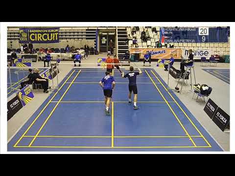 スロベニアインターナショナル2019　男子ダブルス決勝　星野西川