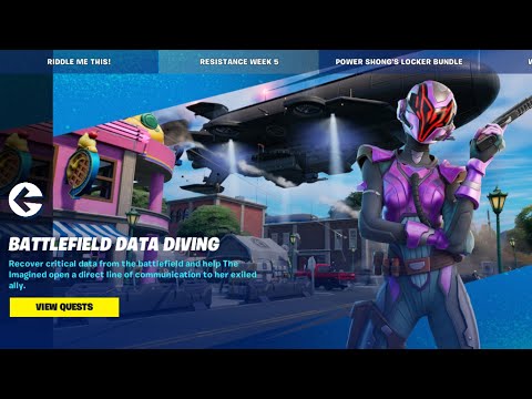 How to Complete All Week 5 Resistance Challenges || fortnite